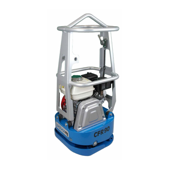 Weber mt CFR 90 Operating And Maintenance Manual