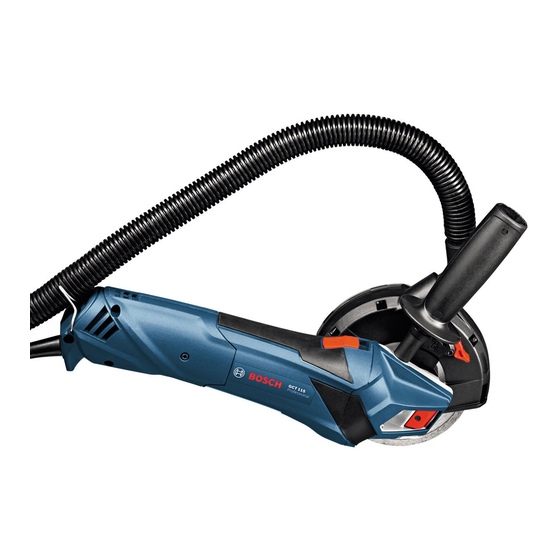 Bosch GCT 115 Professional Original Instructions Manual