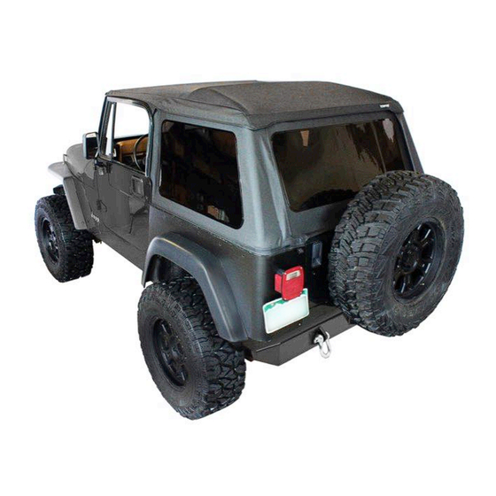 Softopper YJ 02 Installation Instructions Manual
