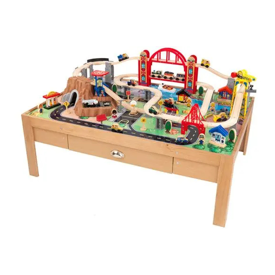 KidKraft City Train Set with Table Assembly Instructions Manual