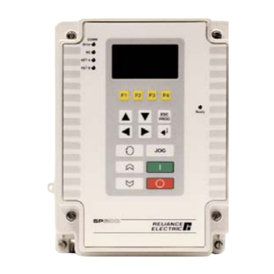 Reliance electric SP600 Quick Start Instructions
