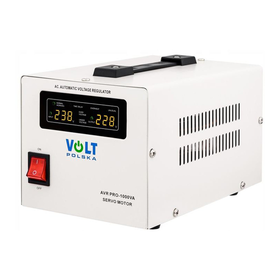 Volt Polska AVR PRO 1000 Product Manual