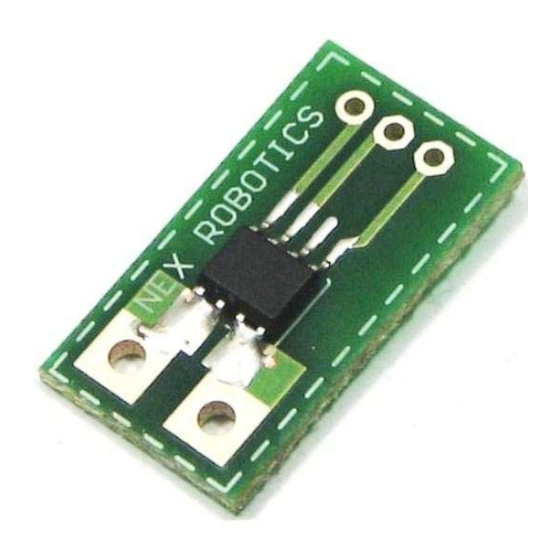 NEX ROBOTICS ACS714 Quick Start Manual