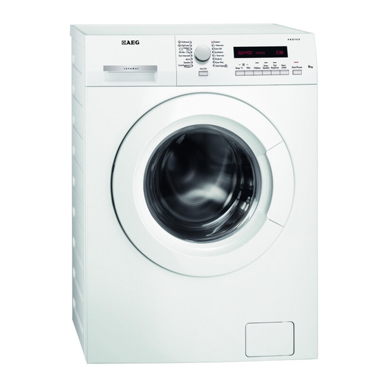 User Manuals: AEG L 73484 NFL Washing Machine