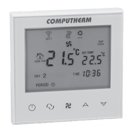 User Manuals: Quantrax Computherm E Series Thermostat