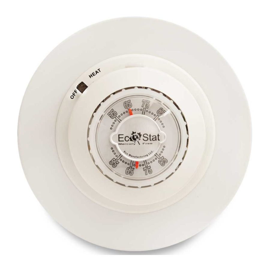 LUX EcoStat TH10 - Heating Only Mercury FREE Thermostat Manual
