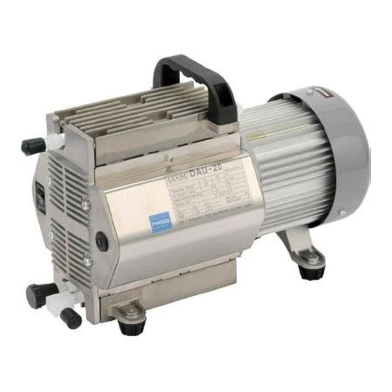 Ulvac DAU-20 Series Instruction Manual