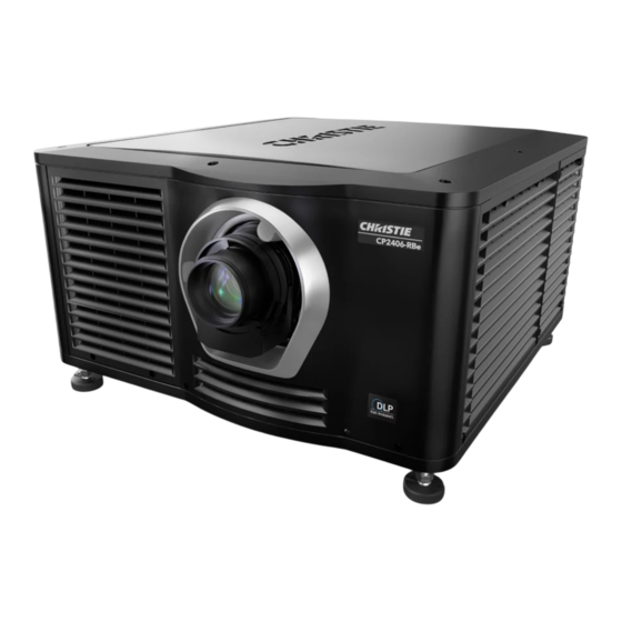 Christie Cinema 2K-RBe Manuals