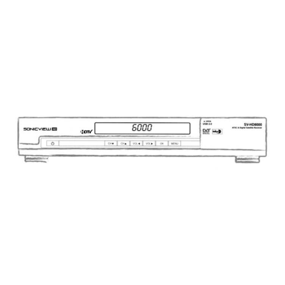 Sonicview SV-HD8000 User Manual
