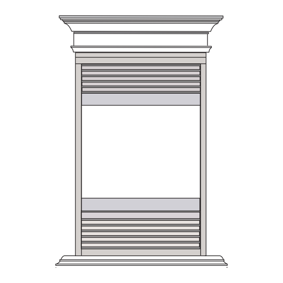 Majestic fireplaces Regal Group Designer Series 360DVS2 Dimension Manual