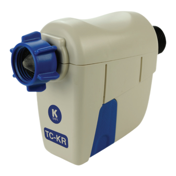K-Rain TC-KR Quick Installation Manual