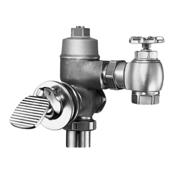 Sloan Royal 310 Installation Instructions Manual