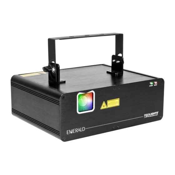 ProLights EMERALD User Manual