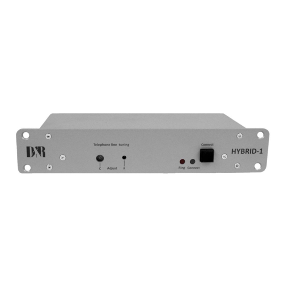 D&R Telephone Hybrid 1 How To Connect