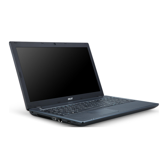 Acer TravelMate 5744Z User Manual