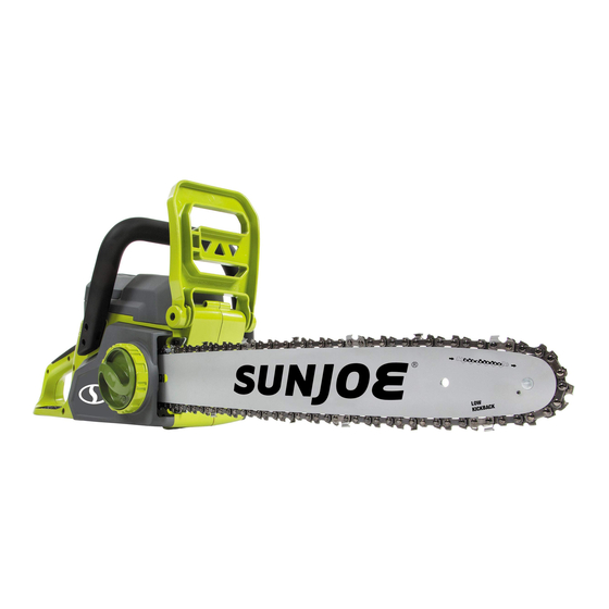 SNOWJOE Sunjoe iON16CS-RM Operator's Manual