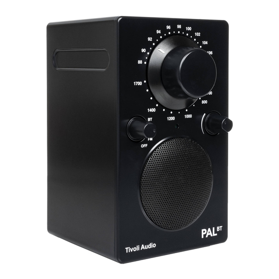 Tivoli Audio PAL+BT Owner's Manual