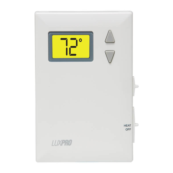 Lux Products PSD010B Installation And Operating Instructions