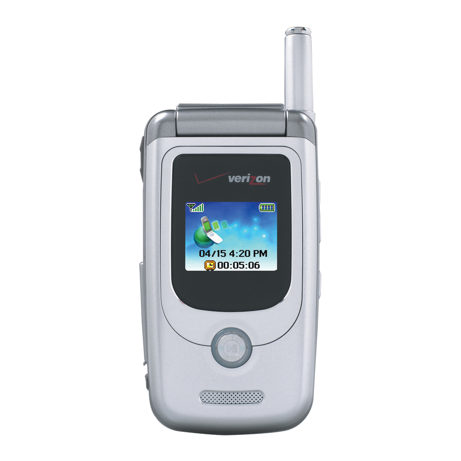 Audiovox Verizon Wireless CDM8940 Manuals