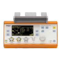 Dräger Oxylog 2000 plus Pocket Manual