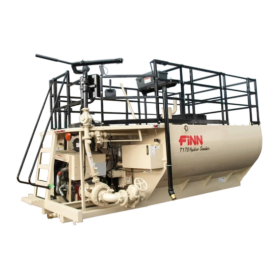 Finn HydroSeeder T170 ML Operator Instructions And Parts Manual