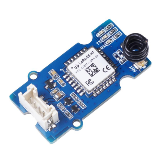 Seeed Grove - LoRa-E5 Manual