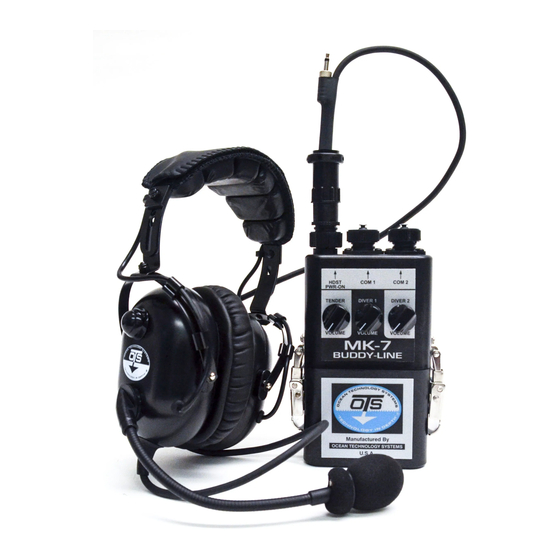 Ocean Technology Systems MK-7 BUDDY-LINE User Manual