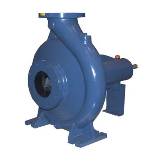 GORMAN-RUPP PUMPS VG Series Installation, Operation, And Maintenance Manual With Parts List