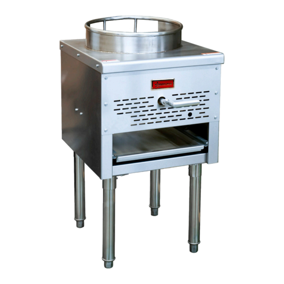 Omcan CE-CN-WOK NG Manuals