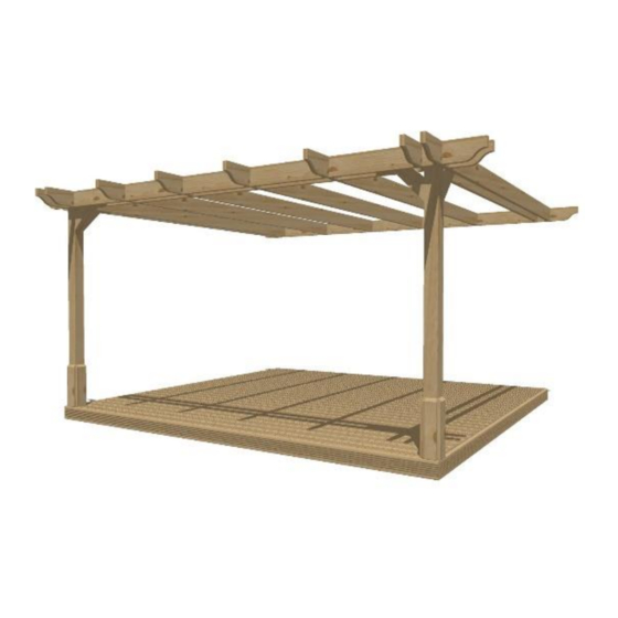 Rutland County Garden Furniture Premium Double Pergola Assembly Instructions Manual