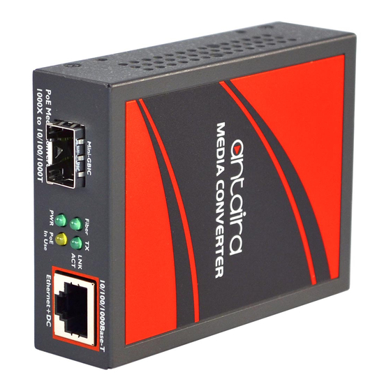 ANTAIRA FCU-2805P-SFP User Manual