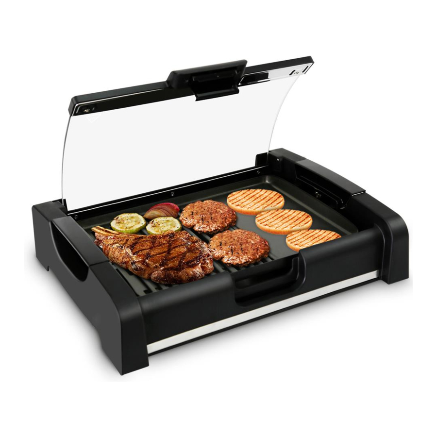 NUTRICHEF PYLE PKGRIL45 - Detachable Table-Top Grill Manual