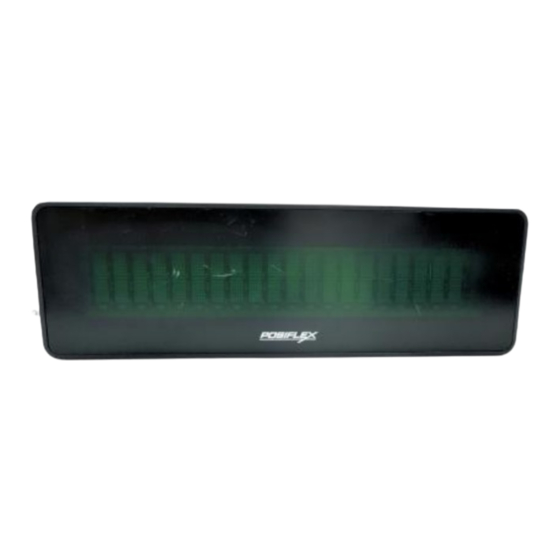 POSIFLEX PD-2610UE User Manual