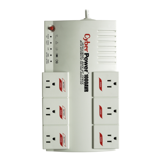 CyberPower CPS1000AVR User Manual