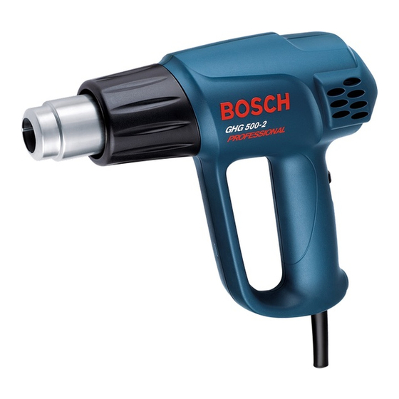 Bosch GHG 500-2 Operating Instructions Manual