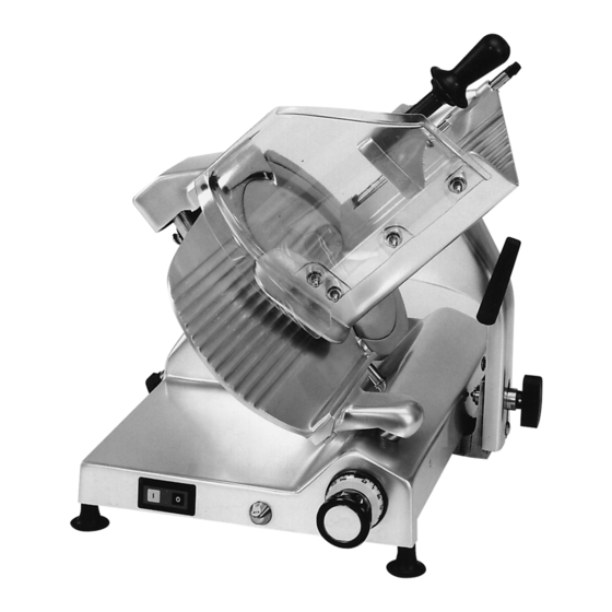 Brice C30E Gear Driven Slicer Manuals