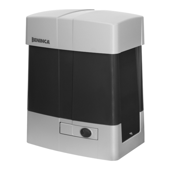 Beninca BULL 20T Manuals