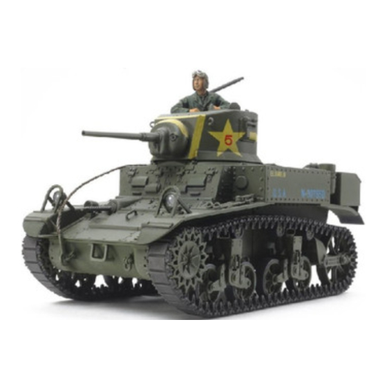 Eduard M3A1 Stuart interior Quick Start Manual