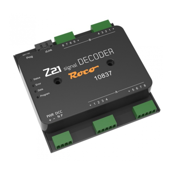 roco Z21 Signal Decoder Manuals