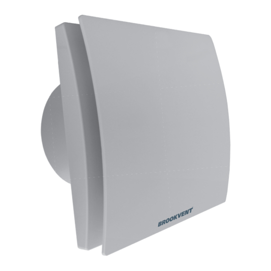 BrookVent airstream DMEV 100 HT Installation, Maintenance And User Manual