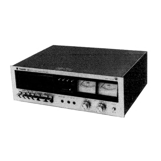 Technics RS-630USD Service Manual