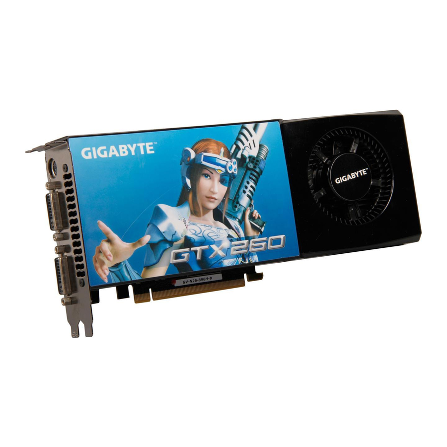 Gigabyte GV-N26-896H-B User Manual