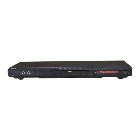Naxa ND-836 Insrtruction Manual