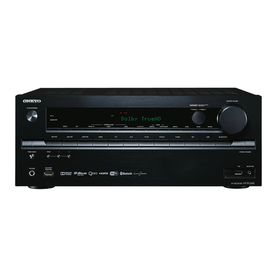 Onkyo HT-RC660(B) Manuals