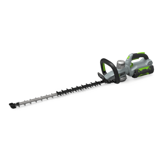 EGO HT6500E Operator's Manual
