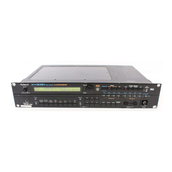 Roland XV-3080 Service Notes