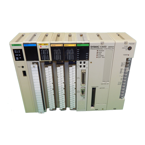 Omron SYSMAC CV Series Operation Manual