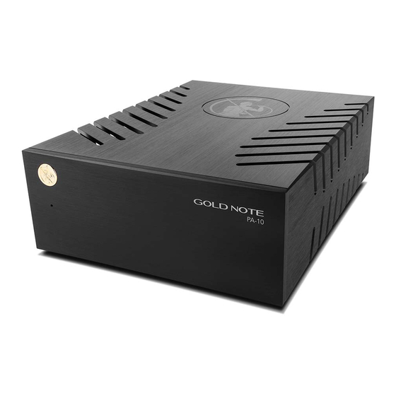 Gold Note PA-10 User Manual