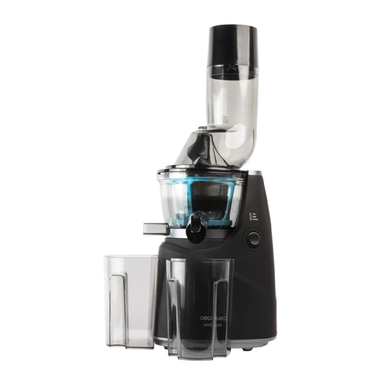 cecotec JUICE&LIVE 1500 PRO Press Juicer Manuals