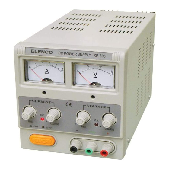 Elenco Electronics XP-605 Instruction Manual